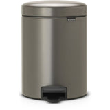 Brabantia NewIcon Treteimer, 5 Liter platinum