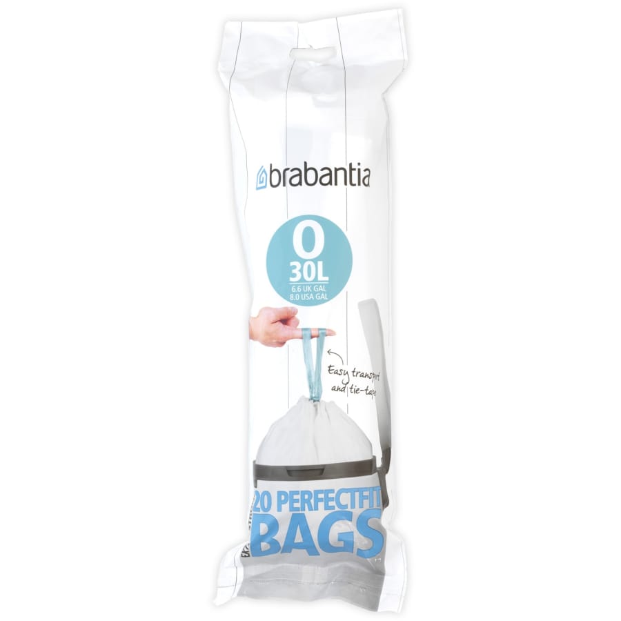 Brabantia (O) Müllbeutel, 30 Liter Karton (12 Rollen, 240 Beutel)