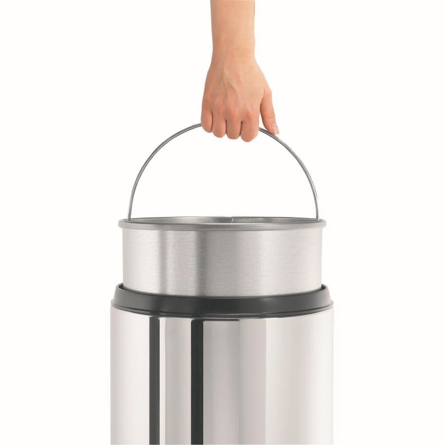 Brabantia Papierkorb Flame Guard, 30 Liter, mit Zinkeinsatz