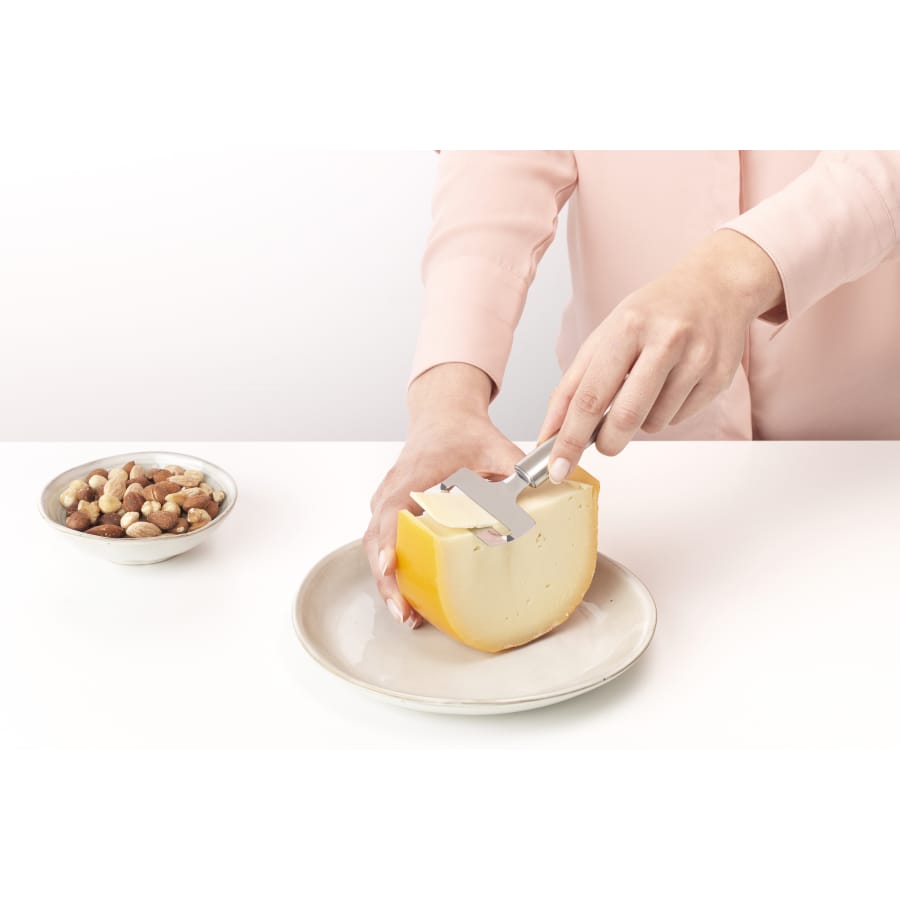Brabantia Profile Käsehobel für Weichkäse, Edelstahl, 15,5 cm