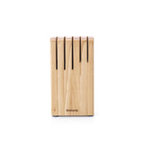 Brabantia Profile Messerblock aus Holz für 5 Messer, ohne Messer