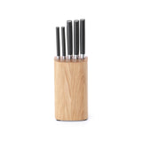 Brabantia Profile Messerblock aus Holz mit 5 Messern, 6-teilig