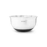 Brabantia Profile Rührschüssel, Edelstahl, Matt Steel/Black 1 Liter