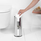 Brabantia ReNew Toilettenpapierhalter stehend, für 3 Rollen