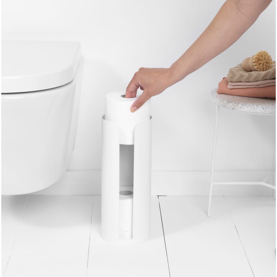 Brabantia ReNew Toilettenpapierhalter stehend, für 3 Rollen