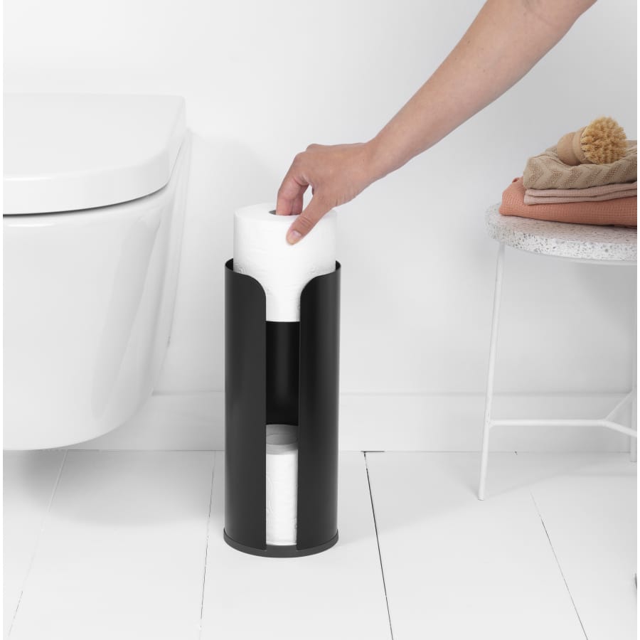 Brabantia ReNew Toilettenpapierhalter stehend, für 3 Rollen