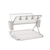 Brabantia SinkSide Abtropfgestell faltbar groß, für 17 Teller light grey