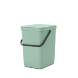 Brabantia Sort & Go Abfallbehälter, 25 Liter jade green