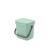 Brabantia Sort & Go Abfallbehälter, 3 Liter jade green