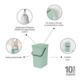 Brabantia Sort & Go Abfalleimer, 12 Liter