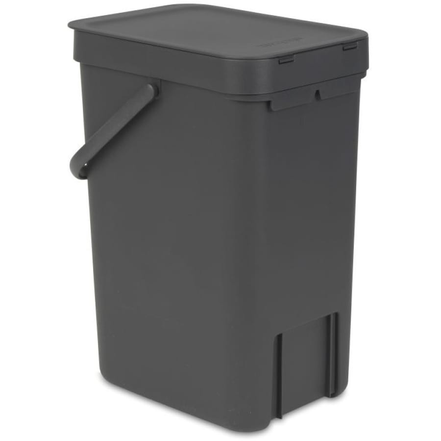 Brabantia Sort & Go Abfalleimer, 12 Liter grey
