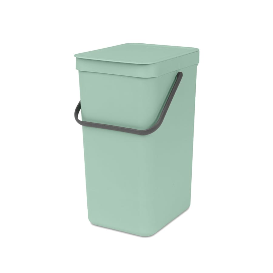 Brabantia Sort & Go Abfalleimer, 16 Liter jade green