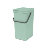 Brabantia Sort & Go Abfalleimer, 16 Liter jade green