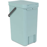 Brabantia Sort & Go Abfalleimer, 16 Liter mint