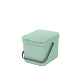 Brabantia Sort & Go Abfalleimer, 6 Liter jade green