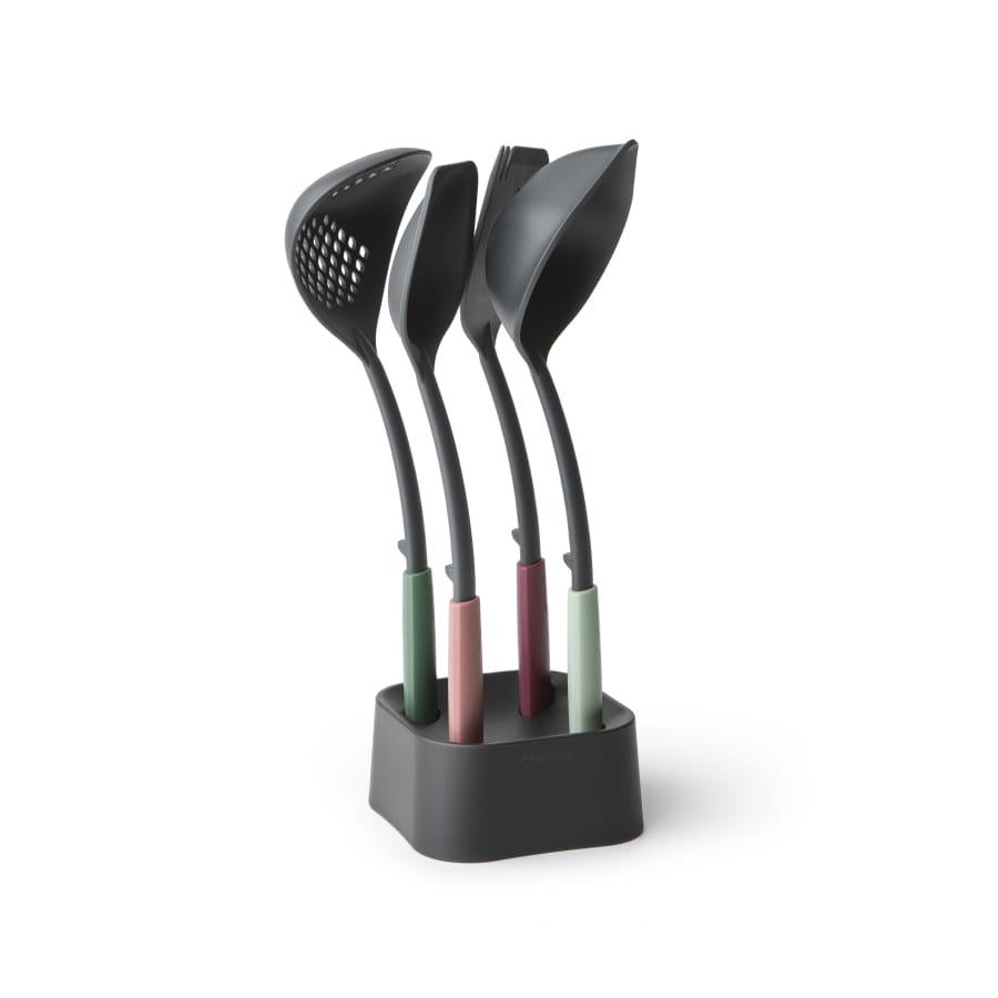 Brabantia TASTY+ Küchenutensilien-Set, Nylon, 5-teilig