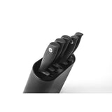 Brabantia TASTY+ Messerblock mit 5 Messern, 6-teilig, Dark Grey
