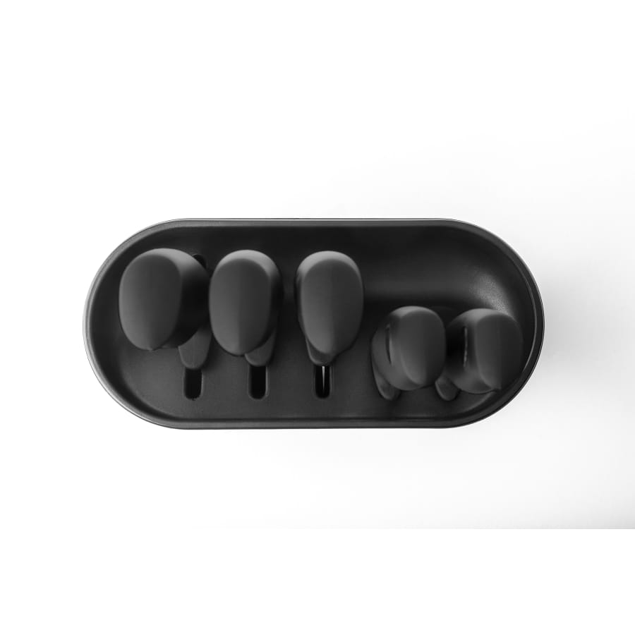 Brabantia TASTY+ Messerblock mit 5 Messern, 6-teilig, Dark Grey