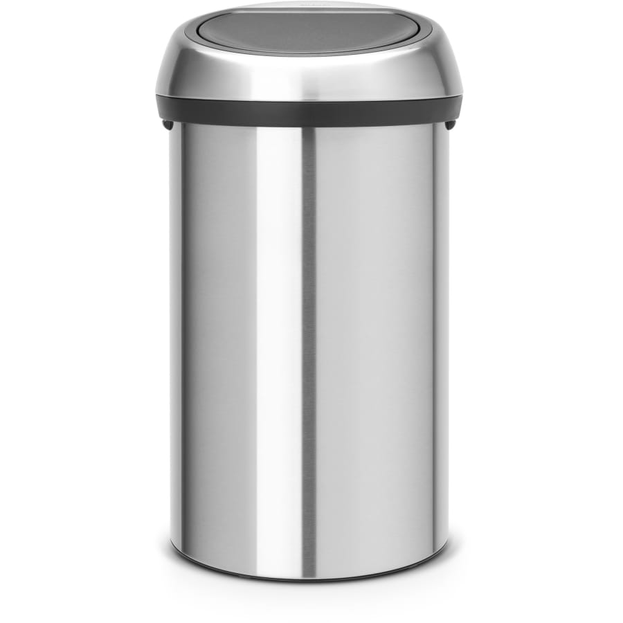 Brabantia Touch Bin Abfalleimer, 60 Liter matt steel