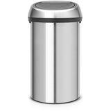 Brabantia Touch Bin Abfalleimer, 60 Liter matt steel