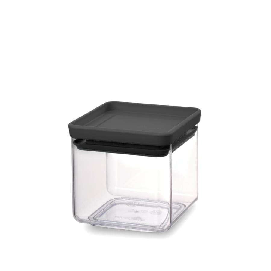 Brabantia Vorratsdose mit Deckel 0,7 Liter / dark grey