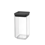 Brabantia Vorratsdose mit Deckel 1,6 Liter / dark grey