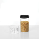 Brabantia Vorratsglas, mit Messbecher, 1 Liter