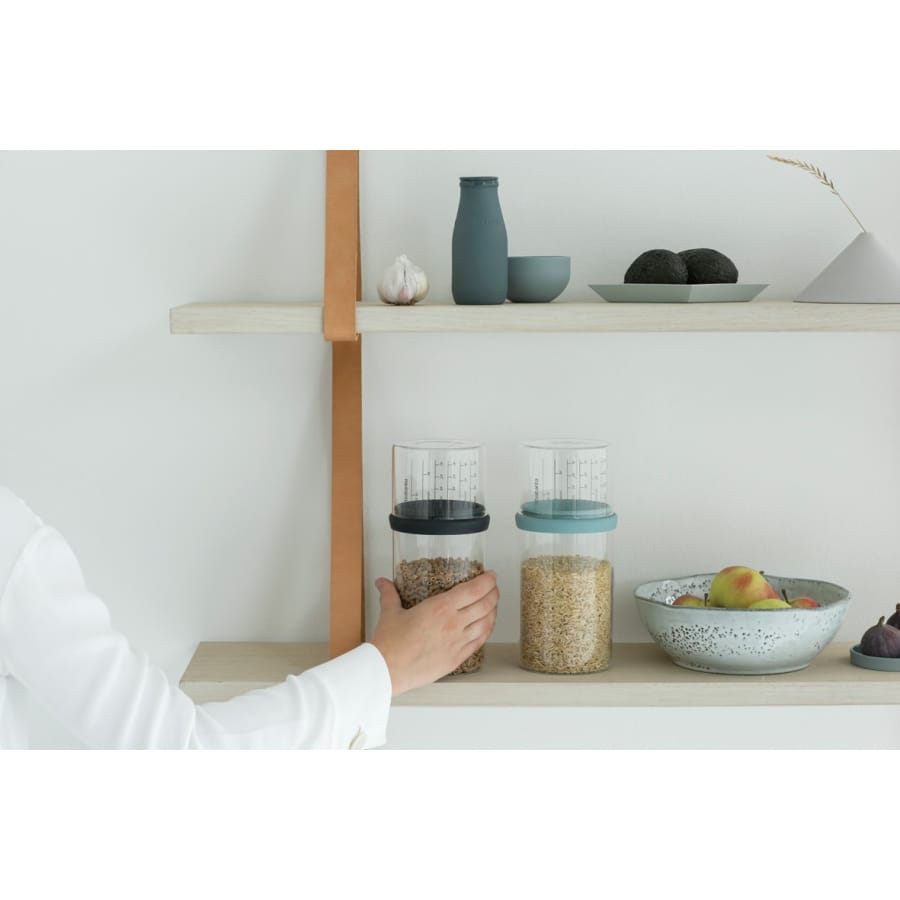 Brabantia Vorratsglas, mit Messbecher, 1 Liter