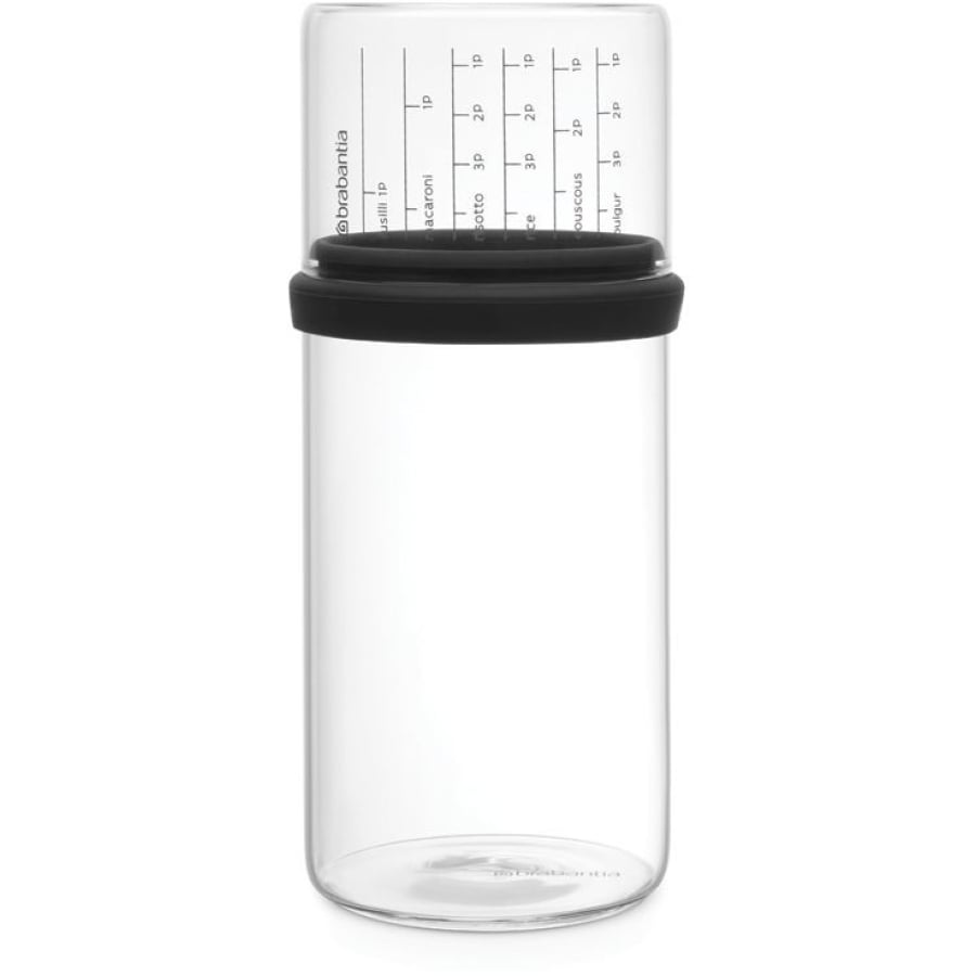 Brabantia Vorratsglas, mit Messbecher, 1 Liter