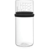 Brabantia Vorratsglas, mit Messbecher, 1 Liter