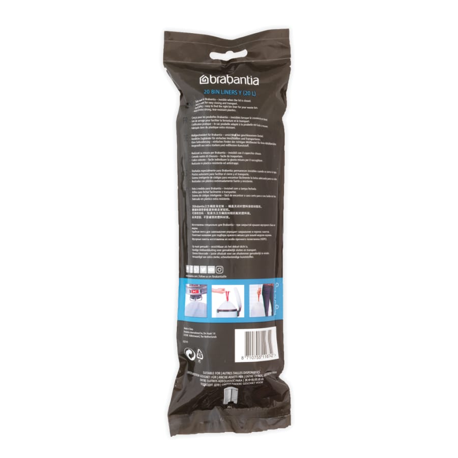 Brabantia (Y) Müllbeutel, 20 Liter