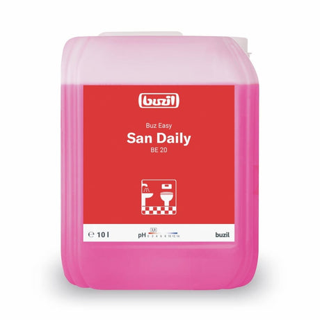Buzil Buz Easy San Daily BE 20 – Sanitärreiniger mit Zitronensäure 10 Liter Kanister