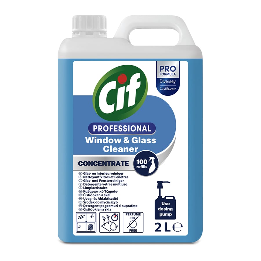 Cif Professional Fenster-Glasreiniger, Konzentrat 2 Liter