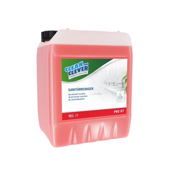 CLEAN and CLEVER PRO87 Sanitärreiniger 10 Liter Kanister