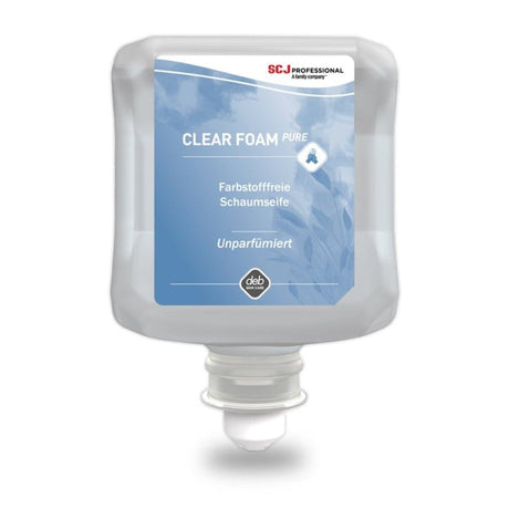 CLEAR FOAM PURE Schaumseife, hypoallergen 1 Liter Kartusche (Karton, 6 Stück)