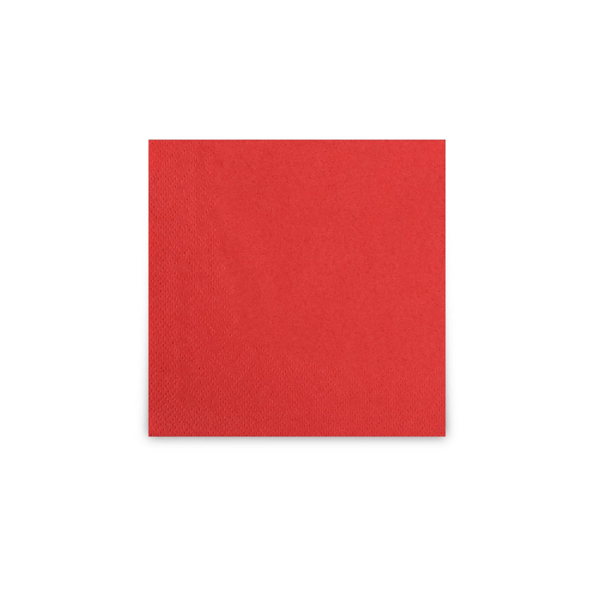 Cocktailservietten, 24 x 24 cm, 1/4 Falzung, 2-lagig 300 Stück Rot