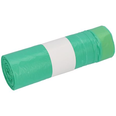 Müllbeutel Zugband 60l grün 640x710mm 18my
