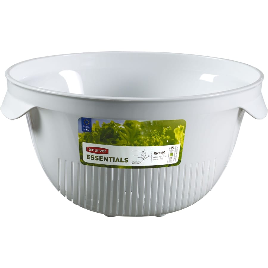 Curver ESSENTIALS Seiher mit Griffen, 3 Liter