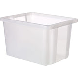 Curver ESSENTIALS Stapelbox 26 Liter, transparent