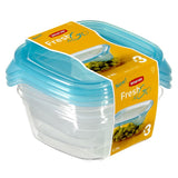 Curver FRESH & GO Frischhaltedose, 0,25 Liter 3er-Set