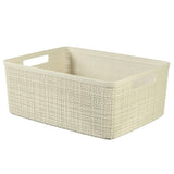 Curver JUTE RECYCLING Aufbewahrungskorb 12 Liter, off white