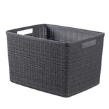 Curver JUTE RECYCLING Aufbewahrungskorb 20 Liter, deep shadow