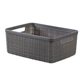 Curver JUTE RECYCLING Aufbewahrungskorb 5 Liter, deep shadow