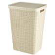 Curver JUTE RECYCLING Wäschesammler, 58 Liter off white