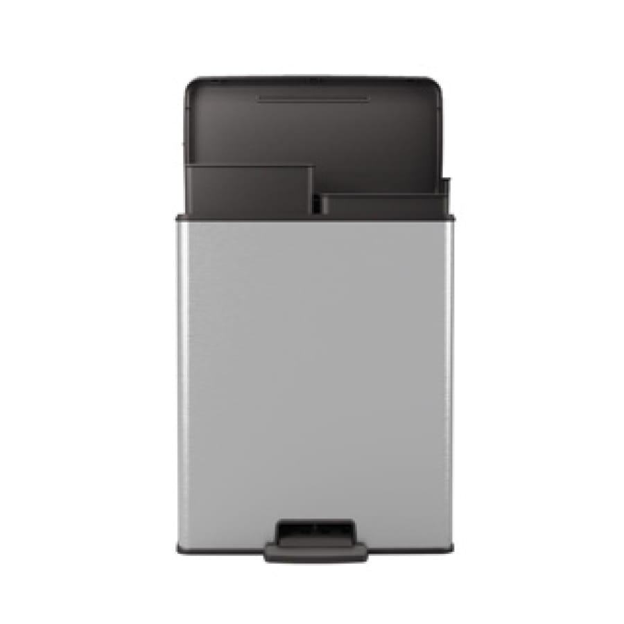 Curver Mülleimer Küche DUO mit Soft-Close DECO SLIM DUO, 2 x 26 Liter