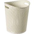 Curver MY STYLE Papierkorb, 12 Liter creme