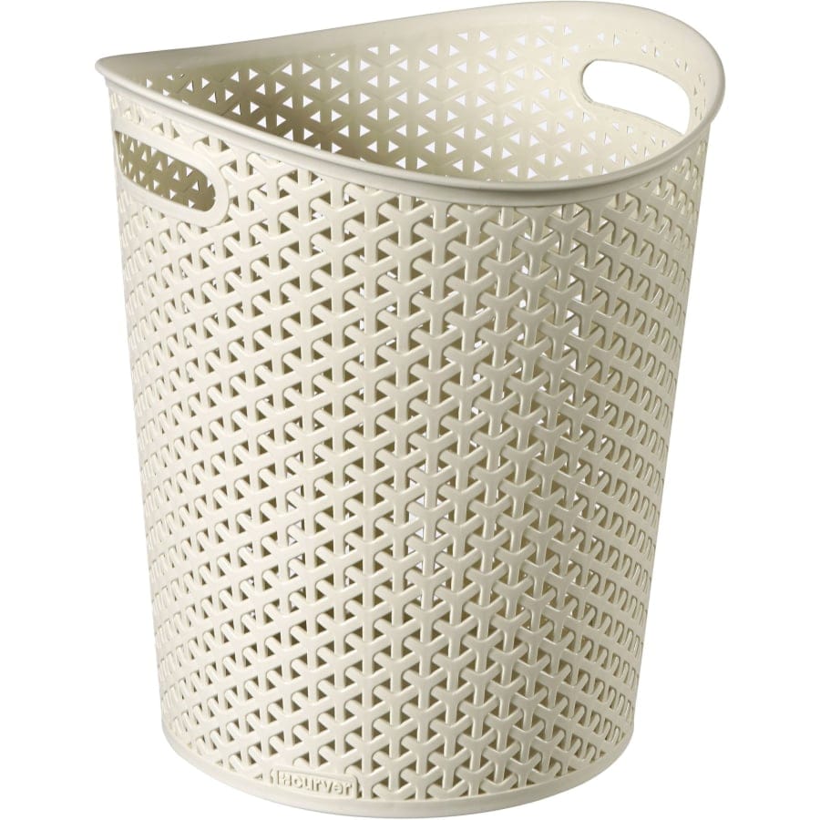 Curver MY STYLE Papierkorb, 12 Liter creme