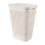 Curver PURE Wäschebox, 55 Liter cremeweiß