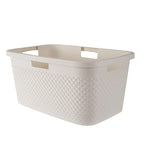 Curver PURE Wäschewanne, 47 Liter cremeweiß