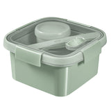 Curver SMART TO GO ECO Frischhaltedose LUNCH KIT, 1,1 Liter mit Besteck